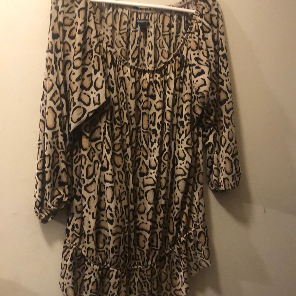 Lane Bryant leopard print blouse in 18/20.
